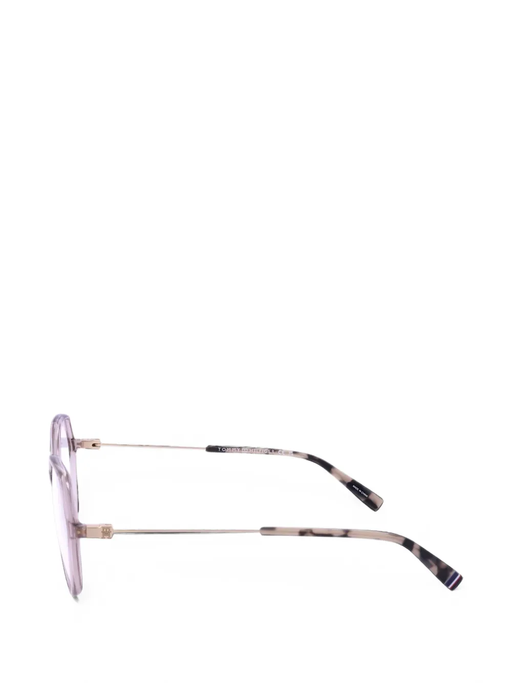 Tommy Hilfiger Bril met geometrisch montuur Goud