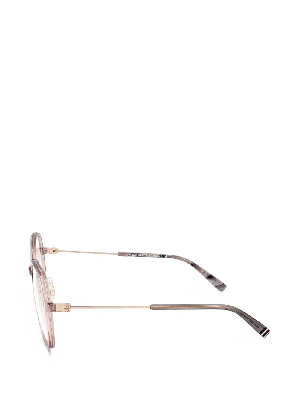 Tommy Hilfiger Bril met geometrisch montuur Roze
