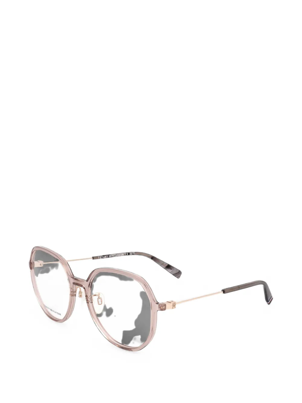 Tommy Hilfiger geometric-frame glasses - Rosa