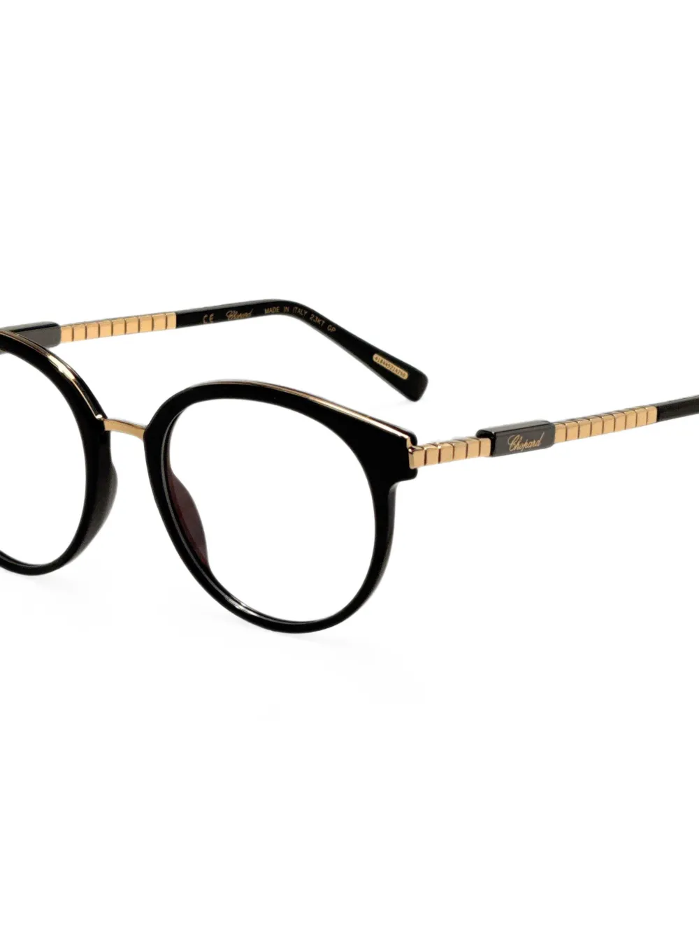 Chopard Round-frame Glasses In Black