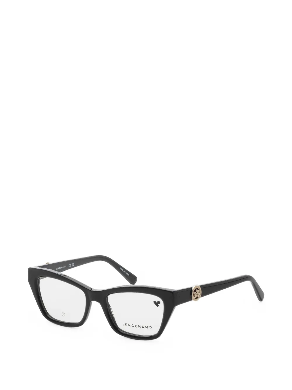 Longchamp Bril met cat-eye montuur Zwart
