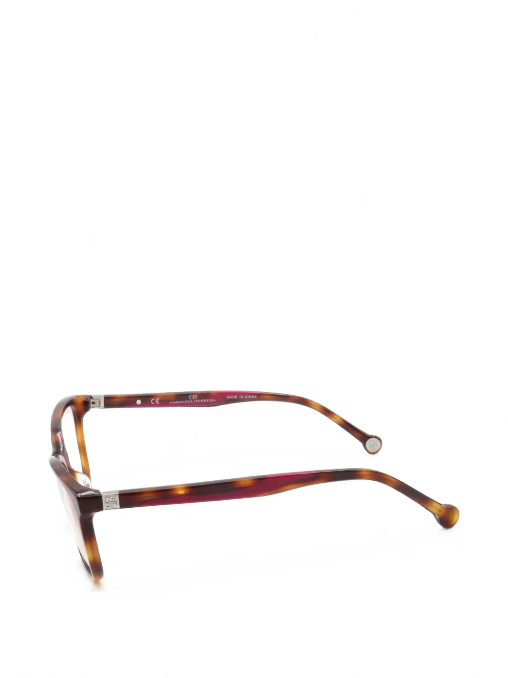 Carolina Herrera Bril met schildpadschild-effect Bruin