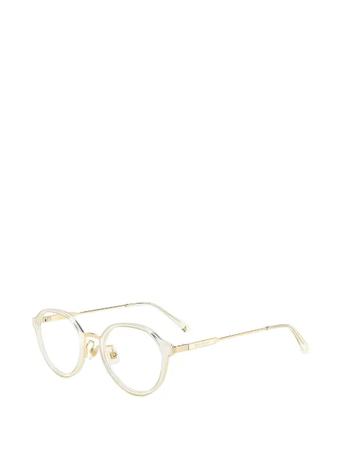 Kate Spade Tulip glitter-effect round-frame glasses