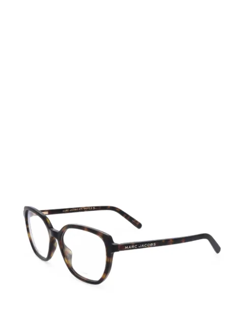 Marc Jacobs Eyewear lentes con armazón rectangular estilo carey