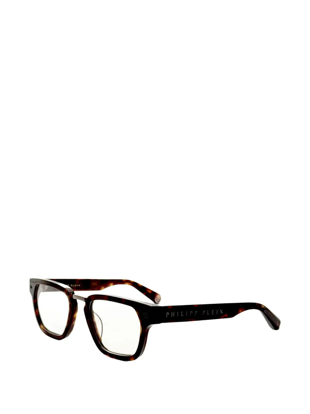 Philipp Plein Eyewear tortoiseshell-effect square-frame glasses