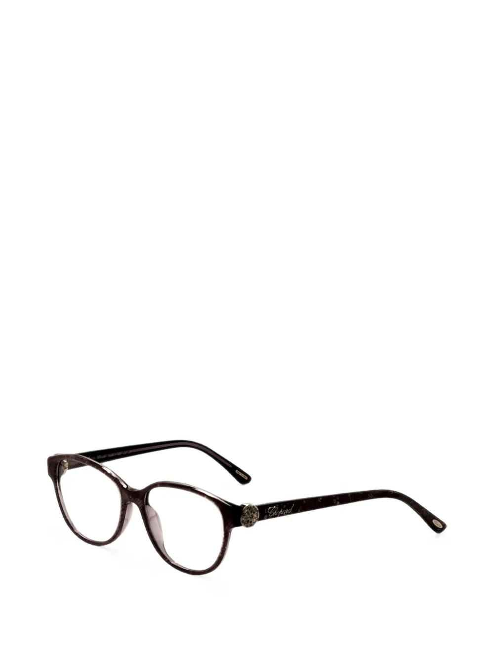 Chopard Lace Geometric-frame Glasses In Multi