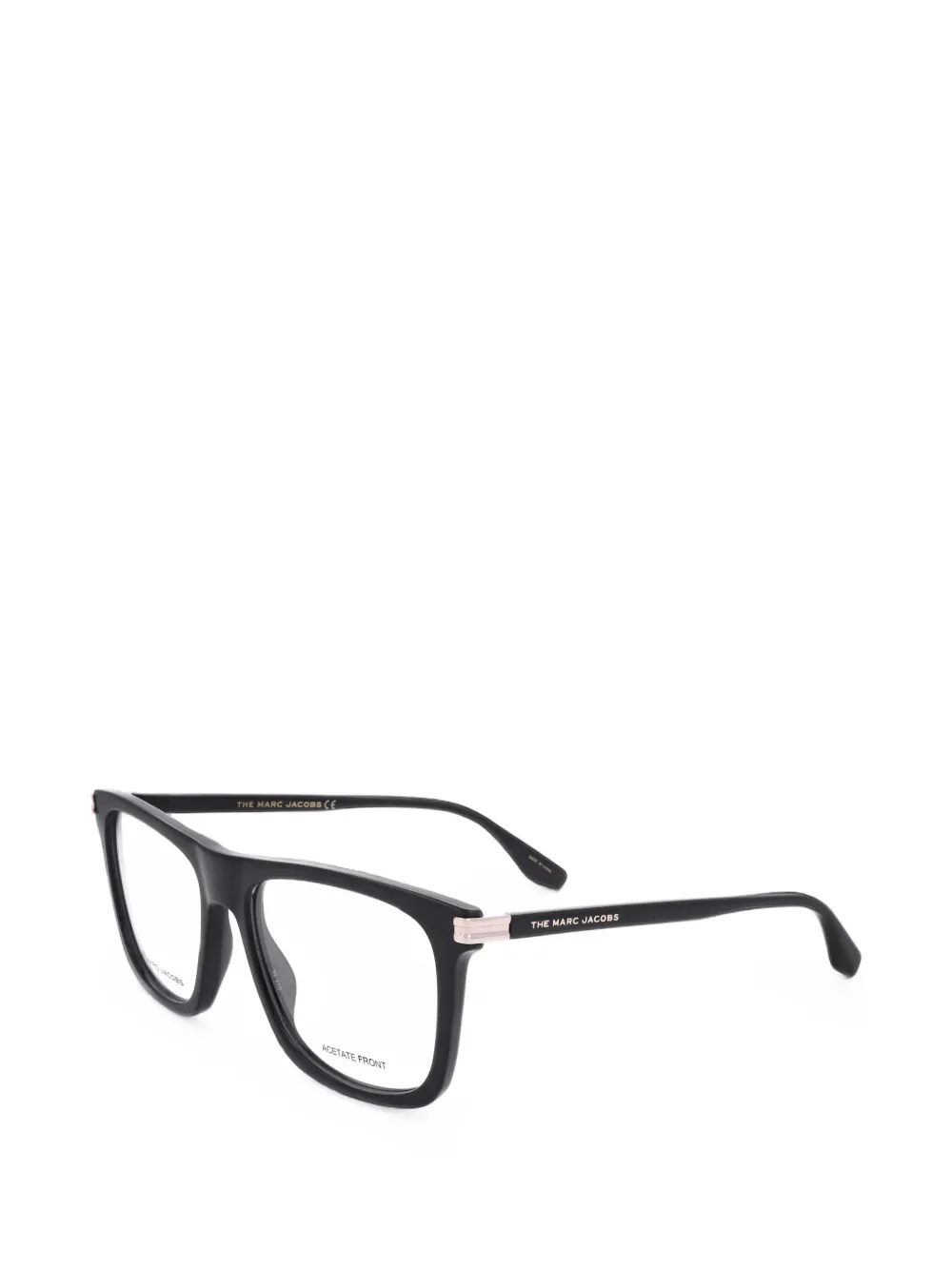 Marc Jacobs logo-plaque square-frame glasses - Nero