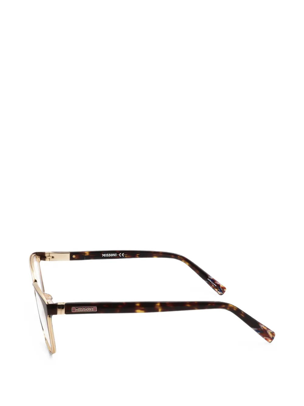 MISSONI EYEWEAR Bril met schildpadschild-effect Bruin