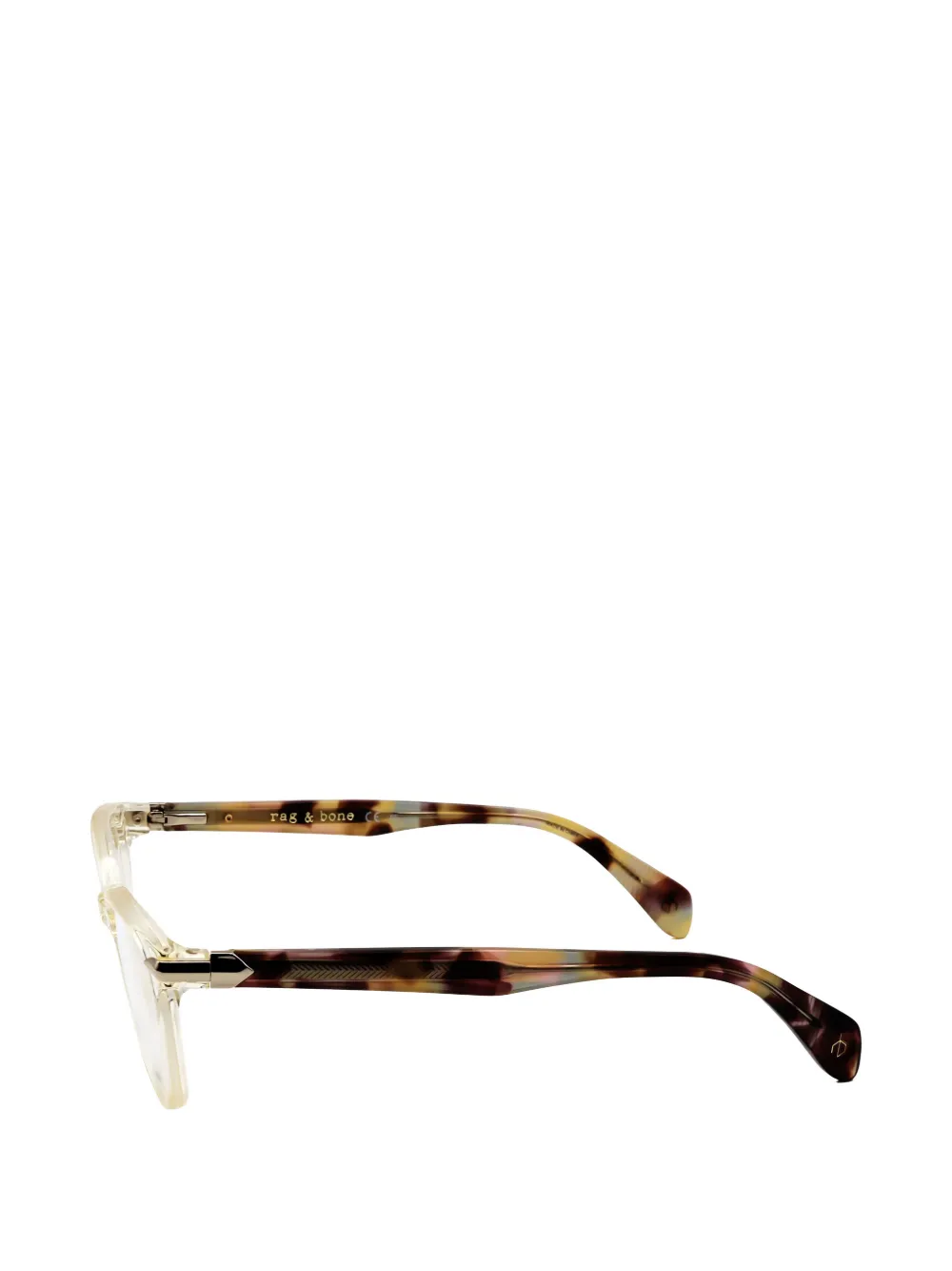 RAG & BONE EYEWEAR round-frame glasses Beige