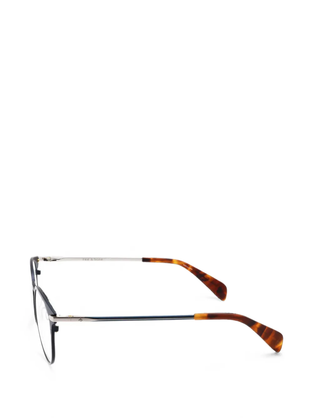 RAG & BONE EYEWEAR Bril met rond montuur Blauw