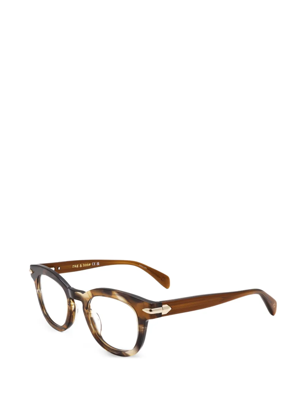 RAG & BONE EYEWEAR tortoiseshell-effect square-frame glasses