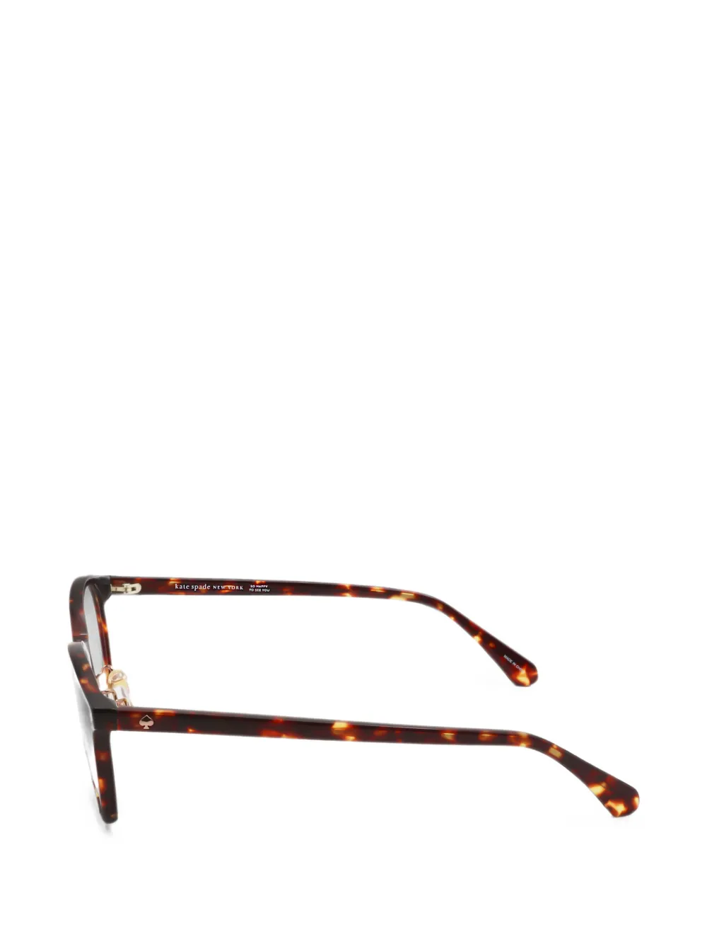 Kate Spade Skyla bril met rond montuur Bruin