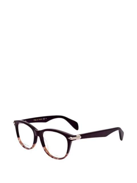 rag & bone tortoiseshell-effect geometric-frame glasses