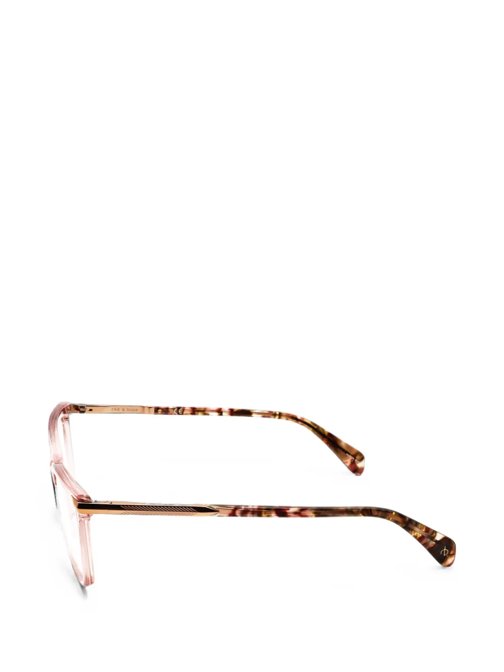 RAG & BONE EYEWEAR Bril met cat-eye montuur Beige