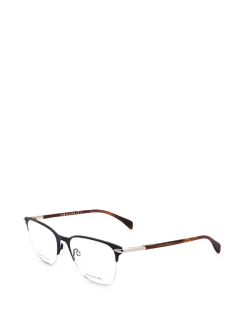 rag & bone half-rim geometric-frame glasses