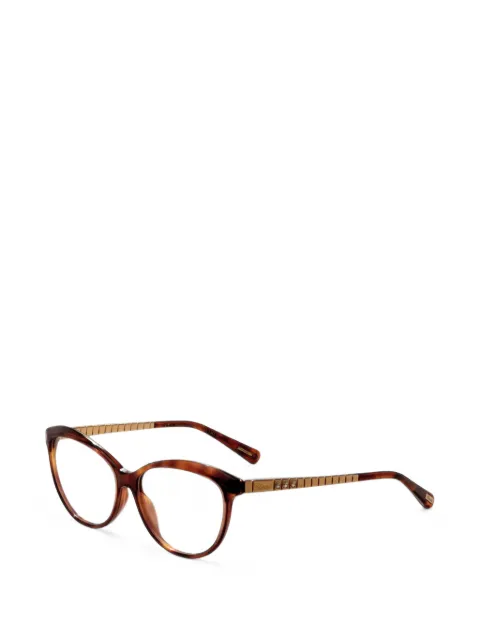 Chopard tortoiseshell-effect cat-eye glasses
