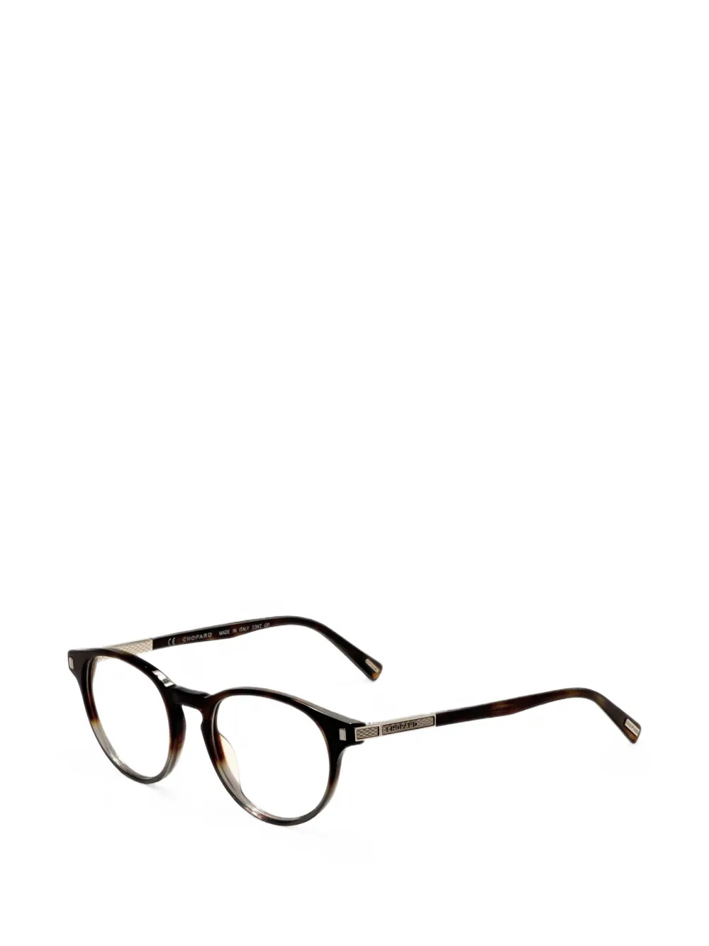 Chopard Eyewear tortoise-shell round-frame glasses