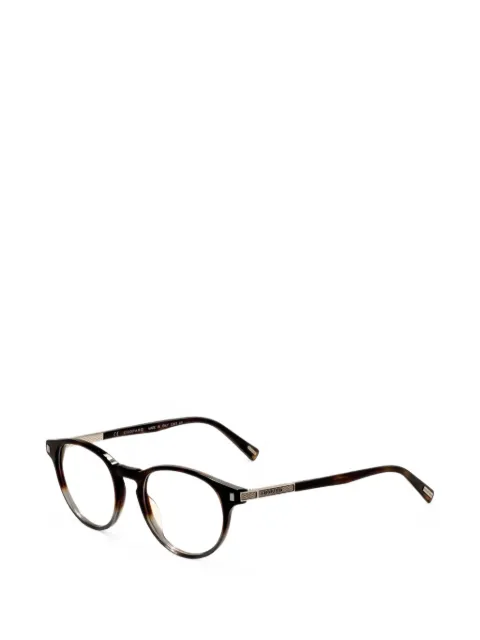 Chopard Eyewear tortoise-shell round-frame glasses