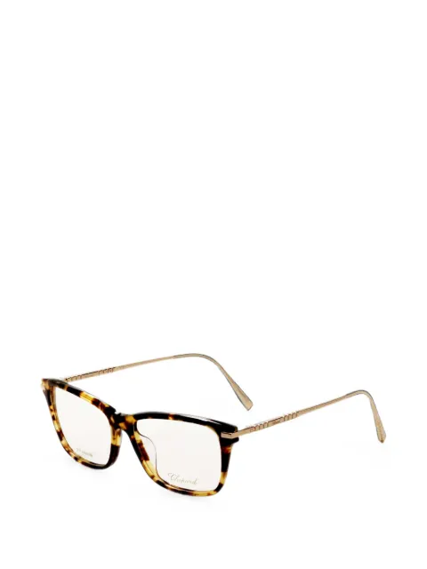 Chopard Eyewear tortoiseshell-effect square-frame glasses