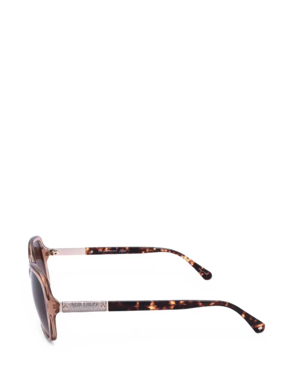 Kate Spade Yvette zonnebril met vierkant montuur Beige