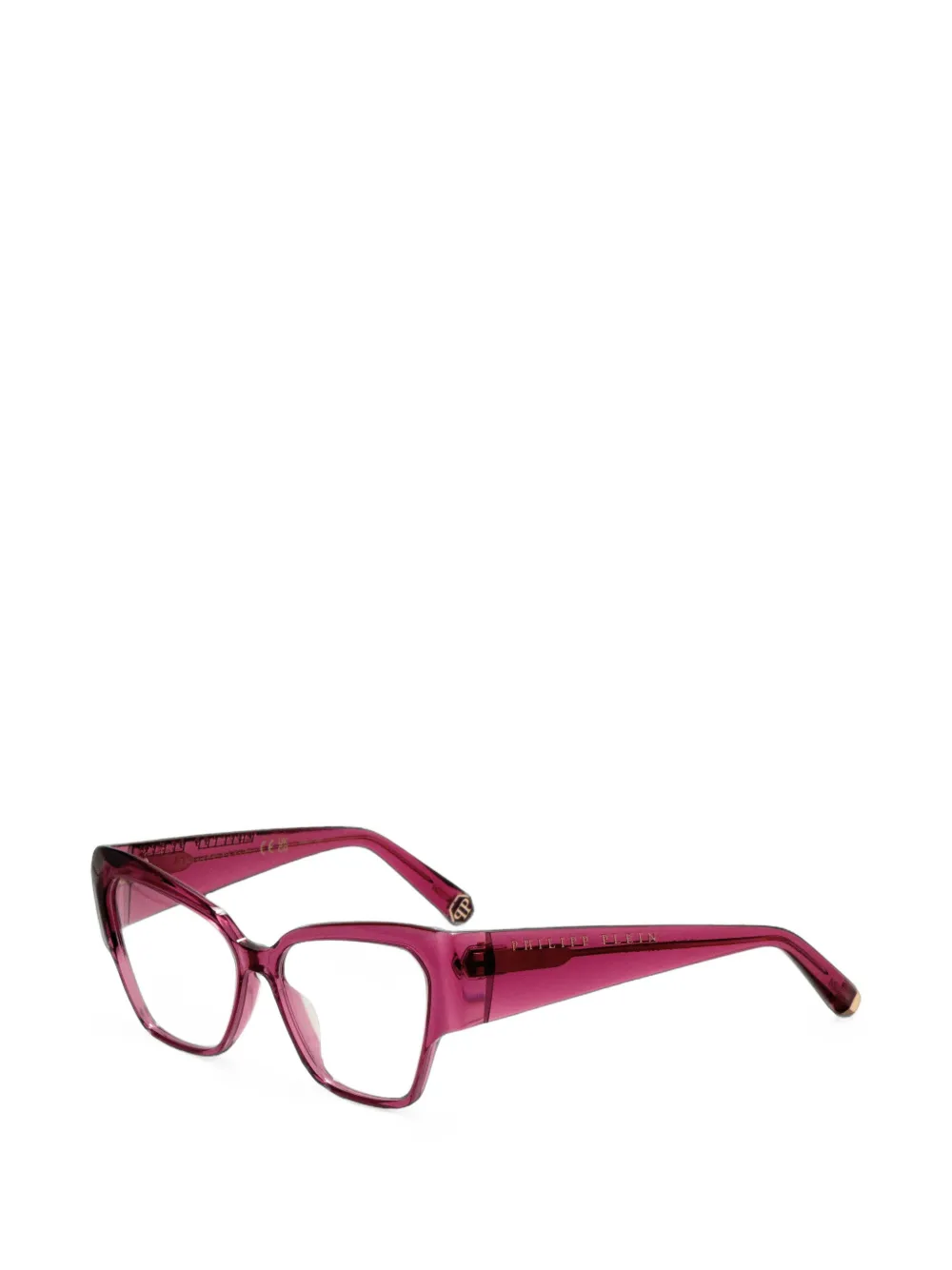 Philipp Plein geometric-frame glasses - Rosa