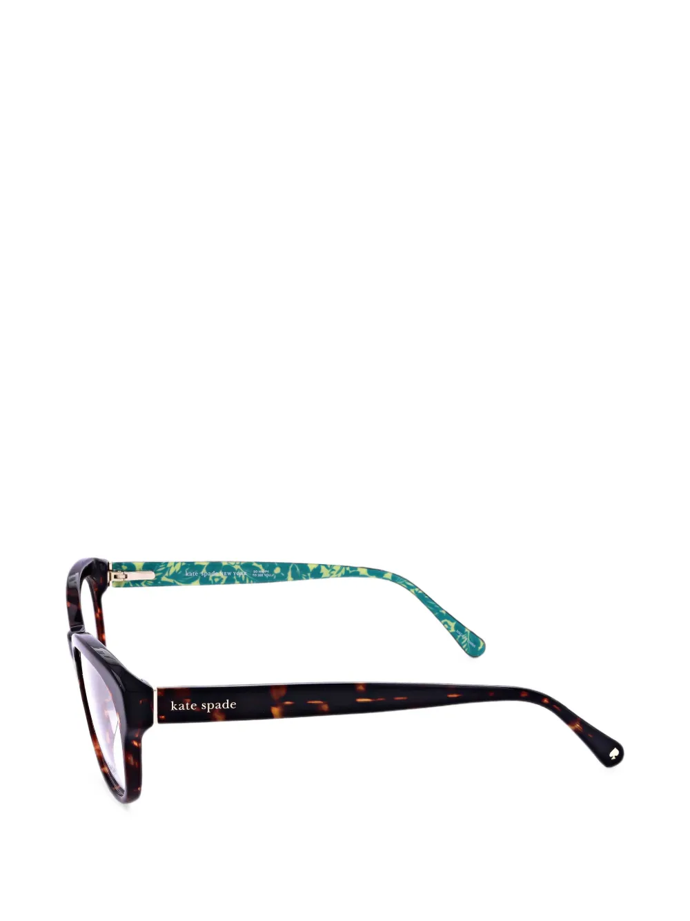 Kate Spade Zelda bril met schildpadschild-effect Bruin