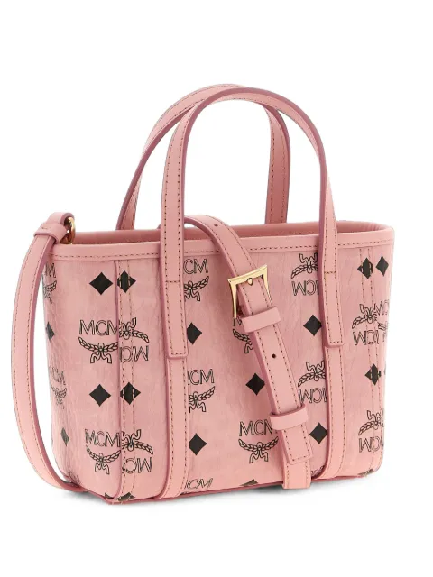 MCM X-mini Toni Visetos monogram top-zip tote bag