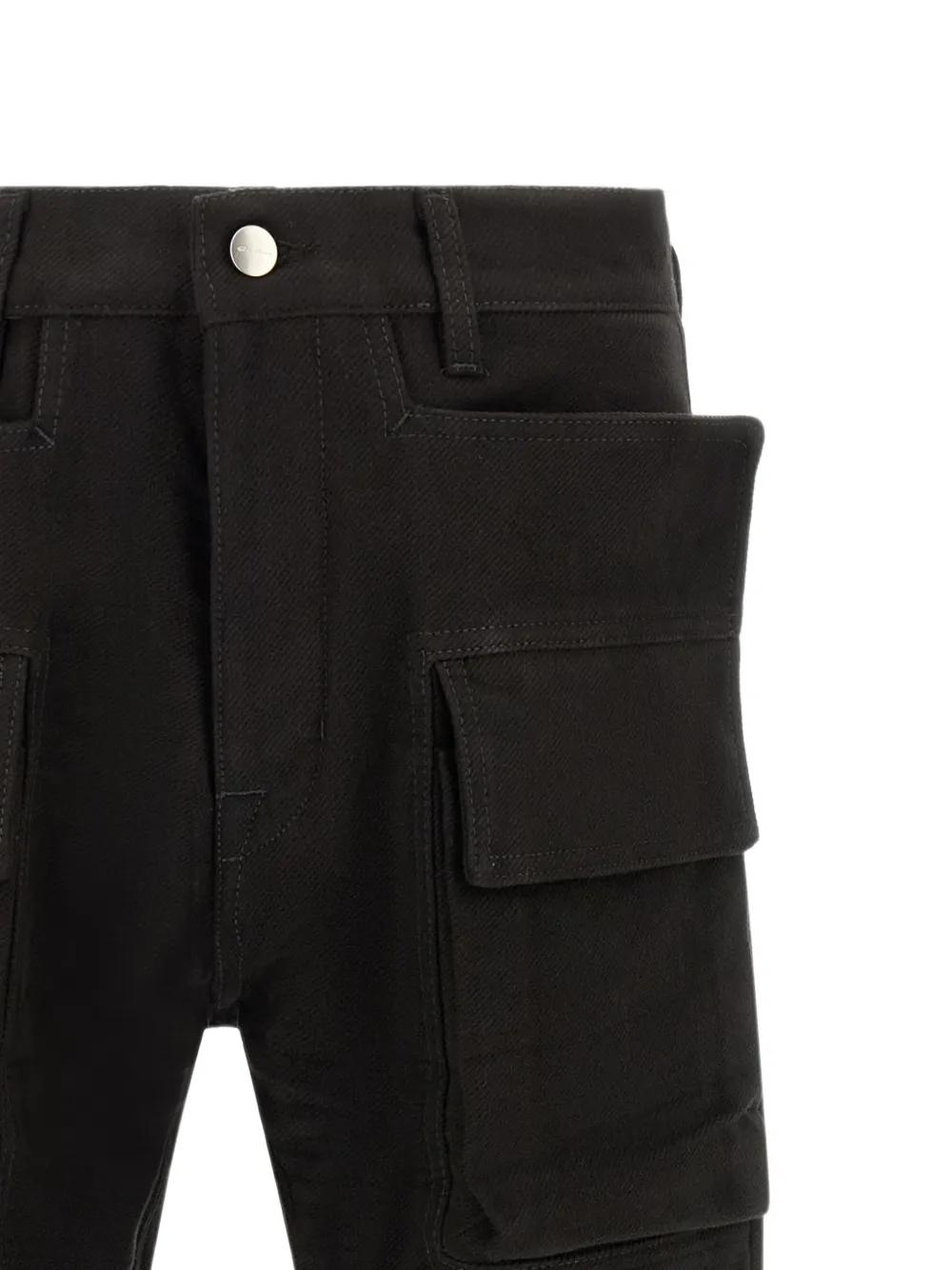 Rick Owens Bolan cargo broek met afwerking Zwart
