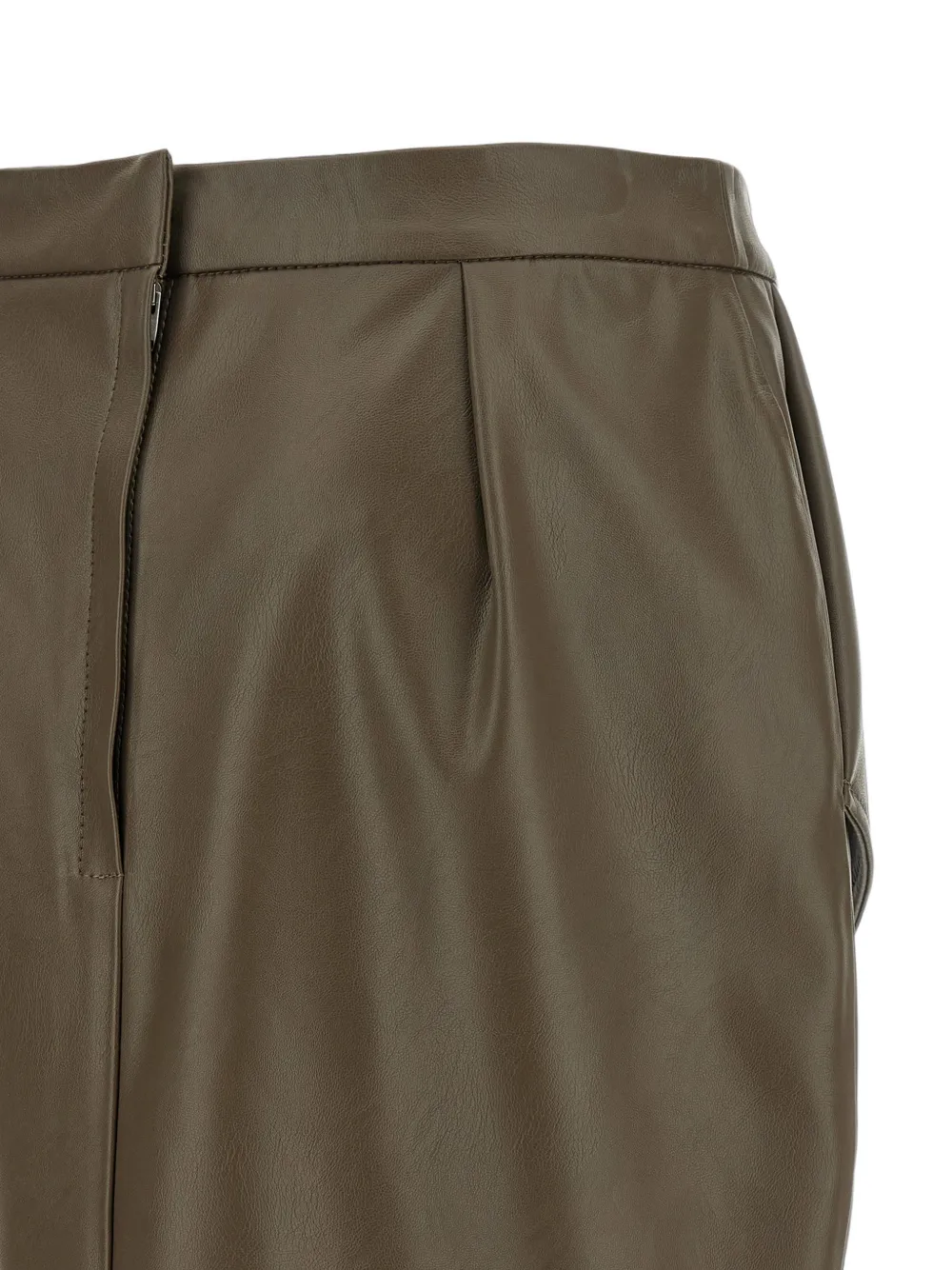 Stella McCartney flap-pocket midi skirt Bruin