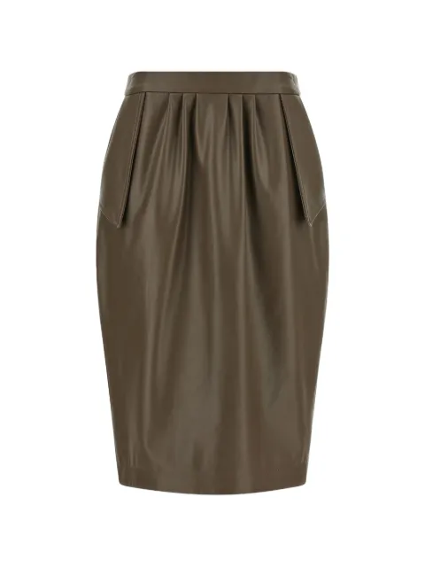 Stella McCartney falda midi con bolsillos con solapa