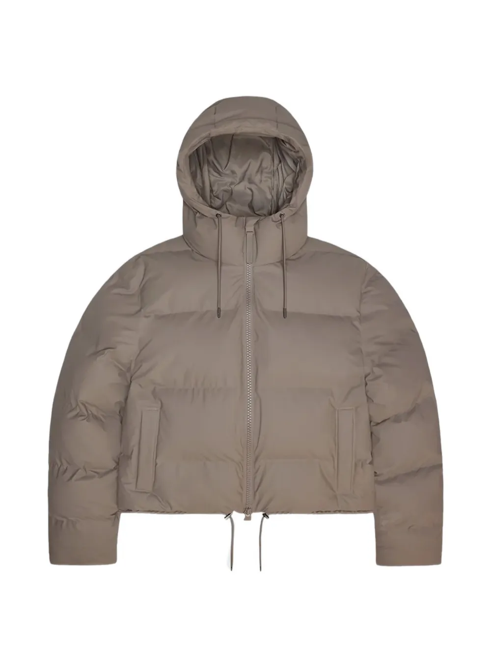 Rains Gewatteerd jack met capuchon Beige
