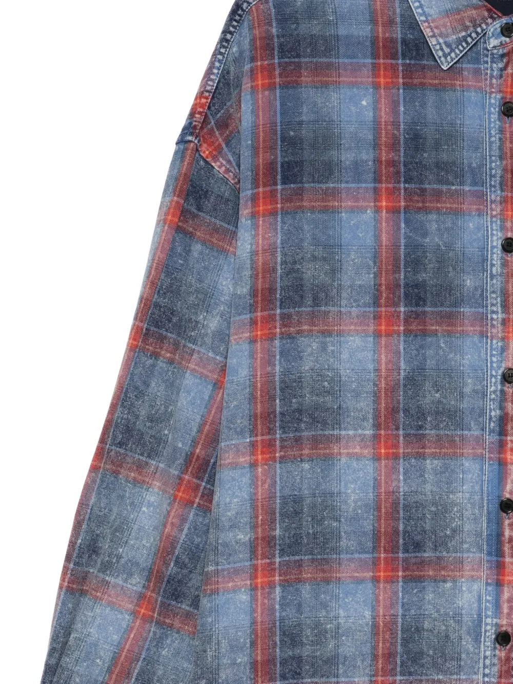 Juun.J Geruit overhemd Blauw