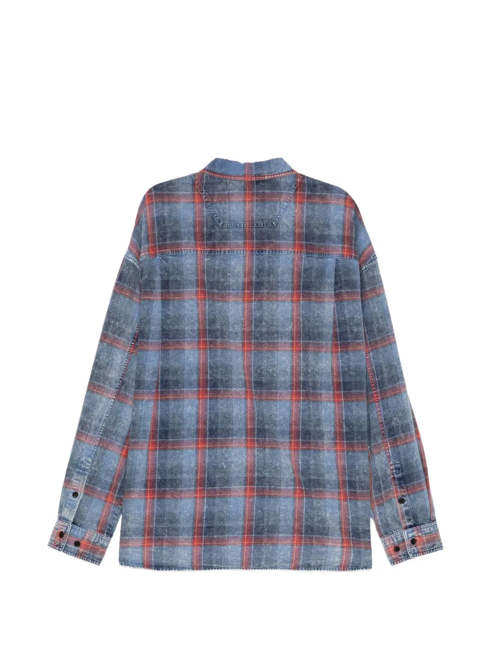 Juun.J Geruit overhemd Blauw