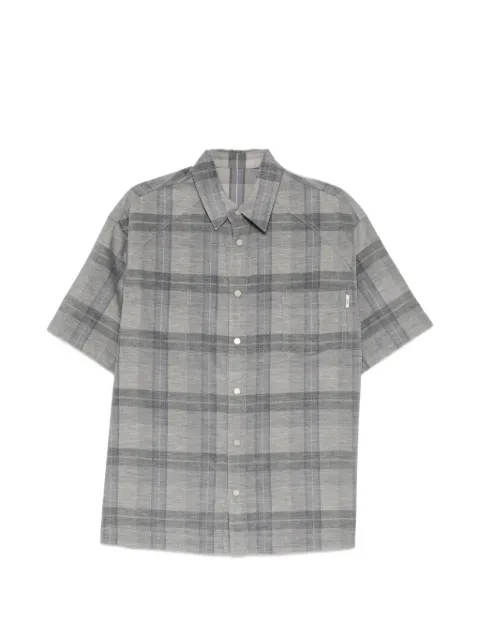 Juun.J check-pattern short-sleeve shirt