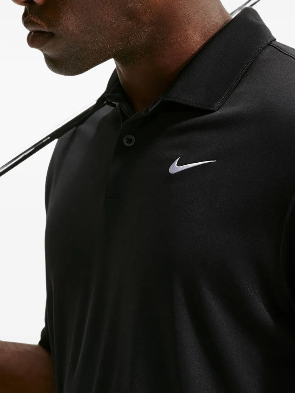 Nike Dri-FIT Approach poloshirt Zwart