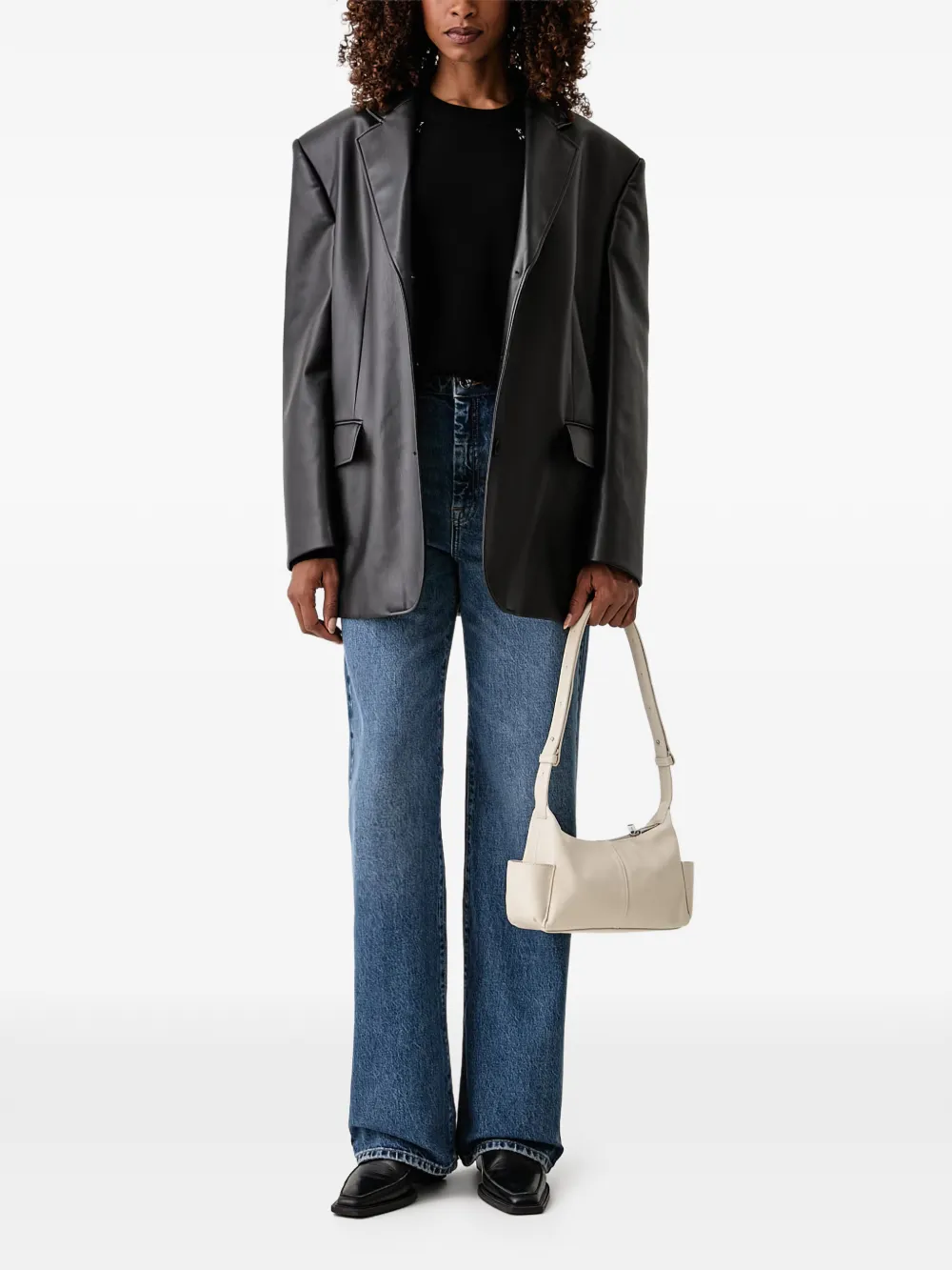 Patrizia Pepe Straight jeans met vervaagd effect Blauw