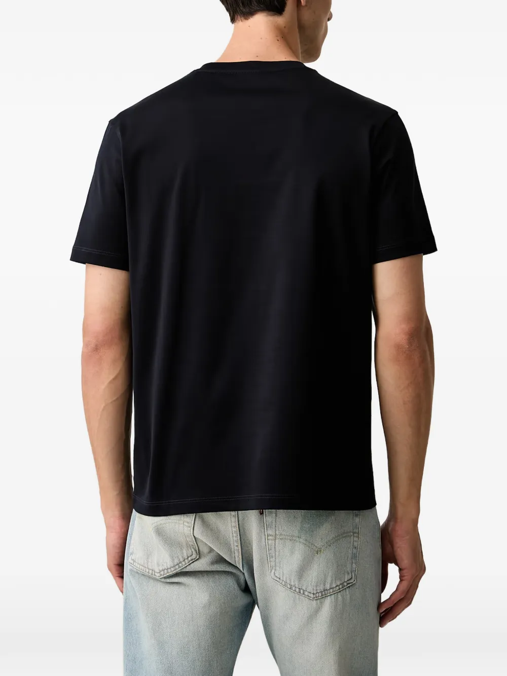Paul & Shark T-shirt met logopatch Zwart