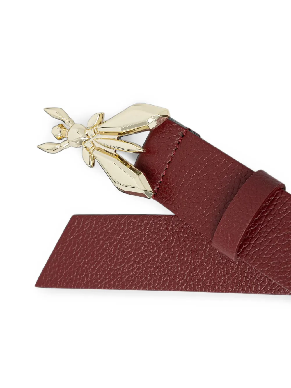 Patrizia Pepe Fly leather belt Rood