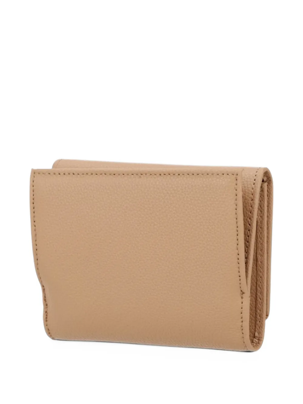 Patrizia Pepe Portemonnee met bewerkt leer Beige