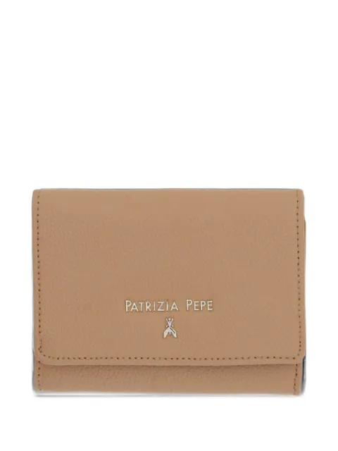 Patrizia Pepe logo-plaque pebbled wallet