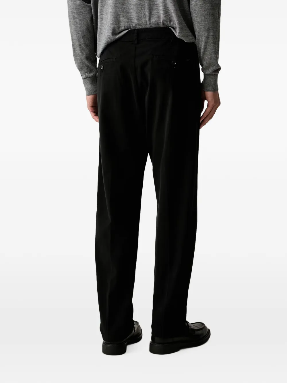 Paul & Shark Broek met geplooid detail Zwart