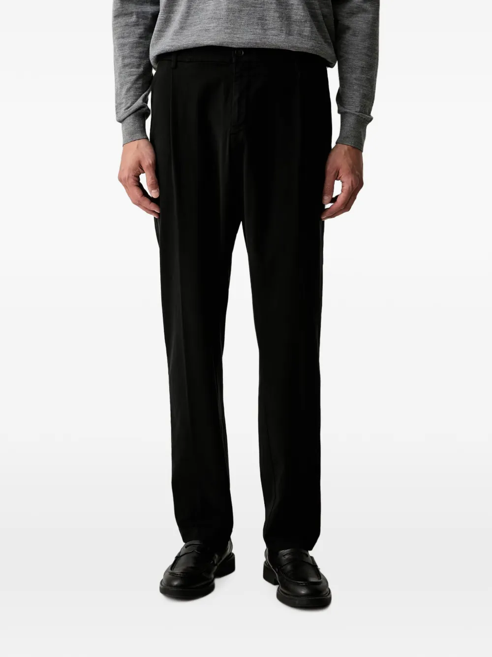 Paul & Shark pleated-detail trousers - Nero
