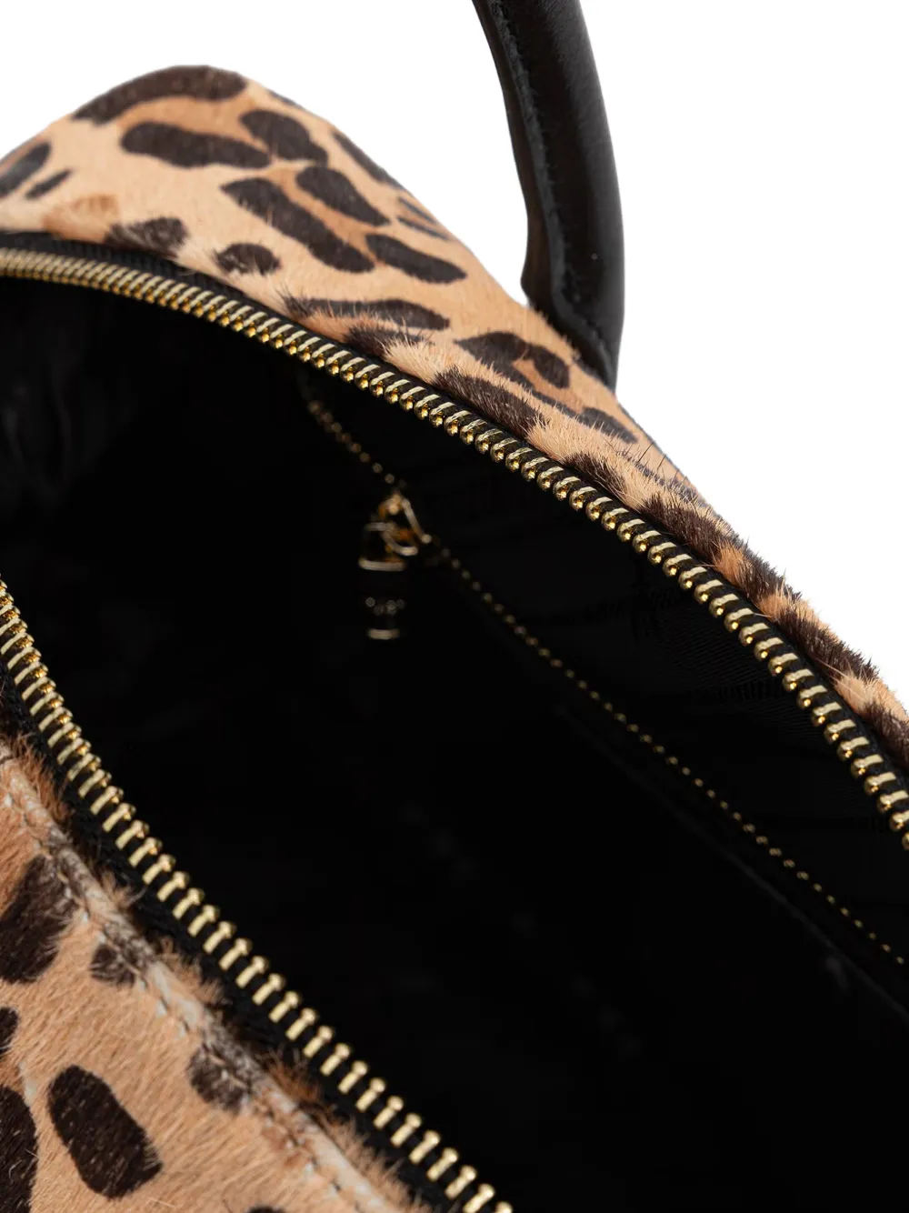 Patrizia Pepe Fly shopper met luipaard-print Beige
