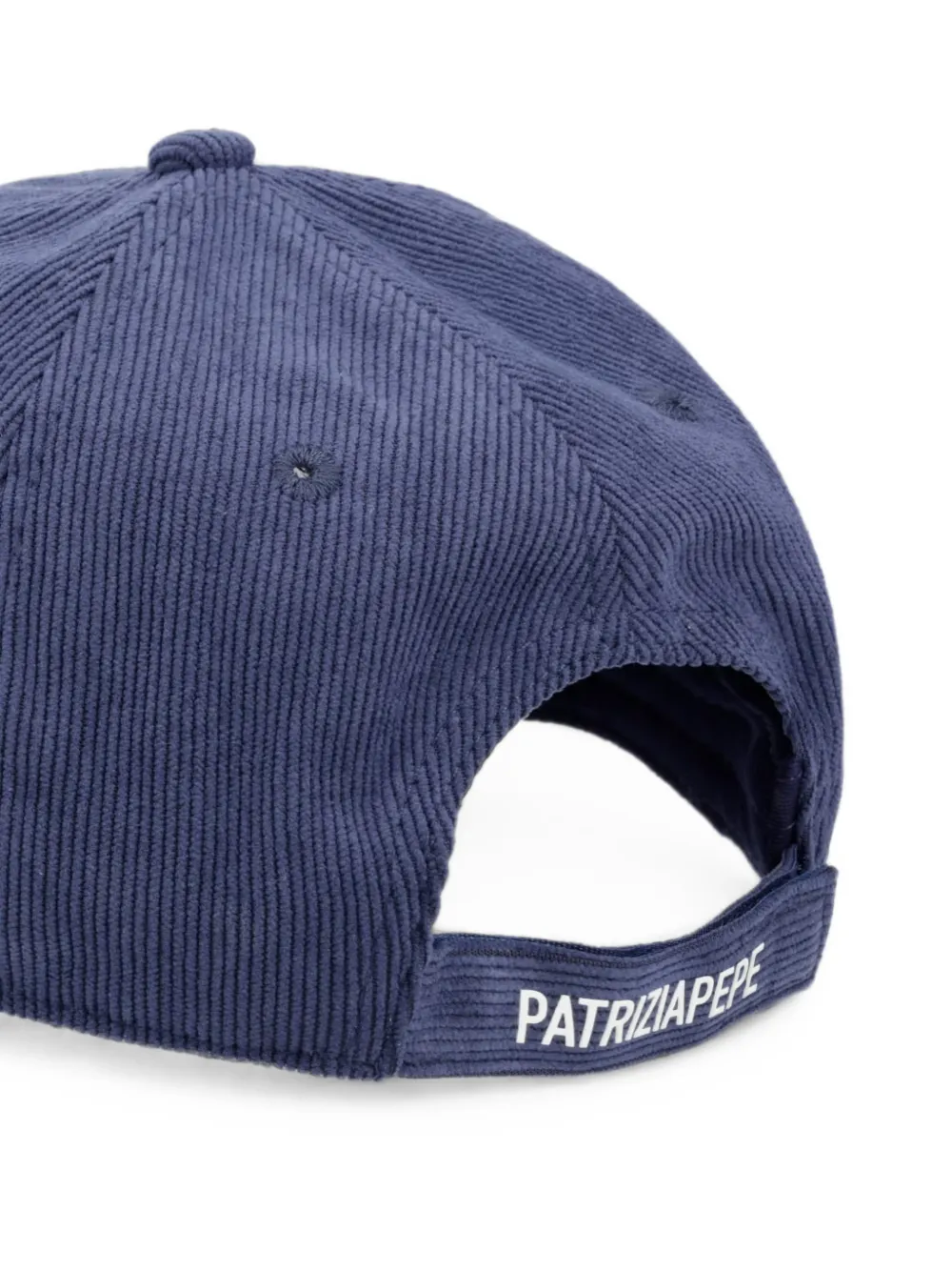 Patrizia Pepe Honkbalpet met geborduurd logo Blauw