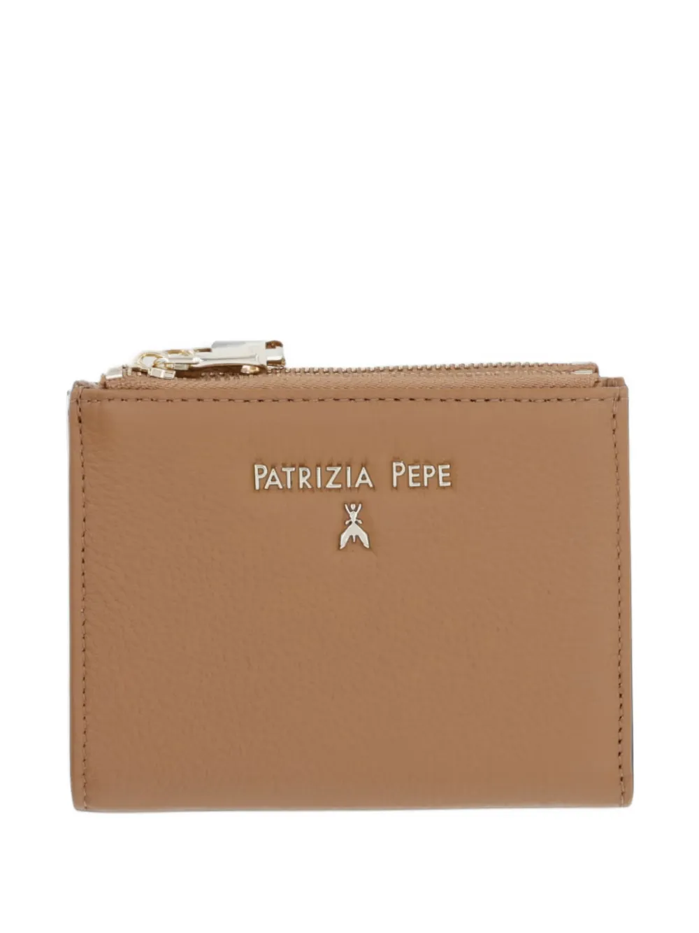 Patrizia Pepe logo-plaque bifold wallet - Nude