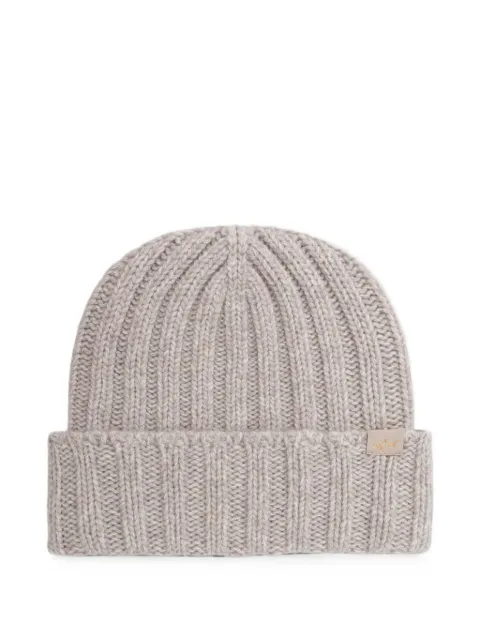 Paul & Shark ribbed-knit beanie hat