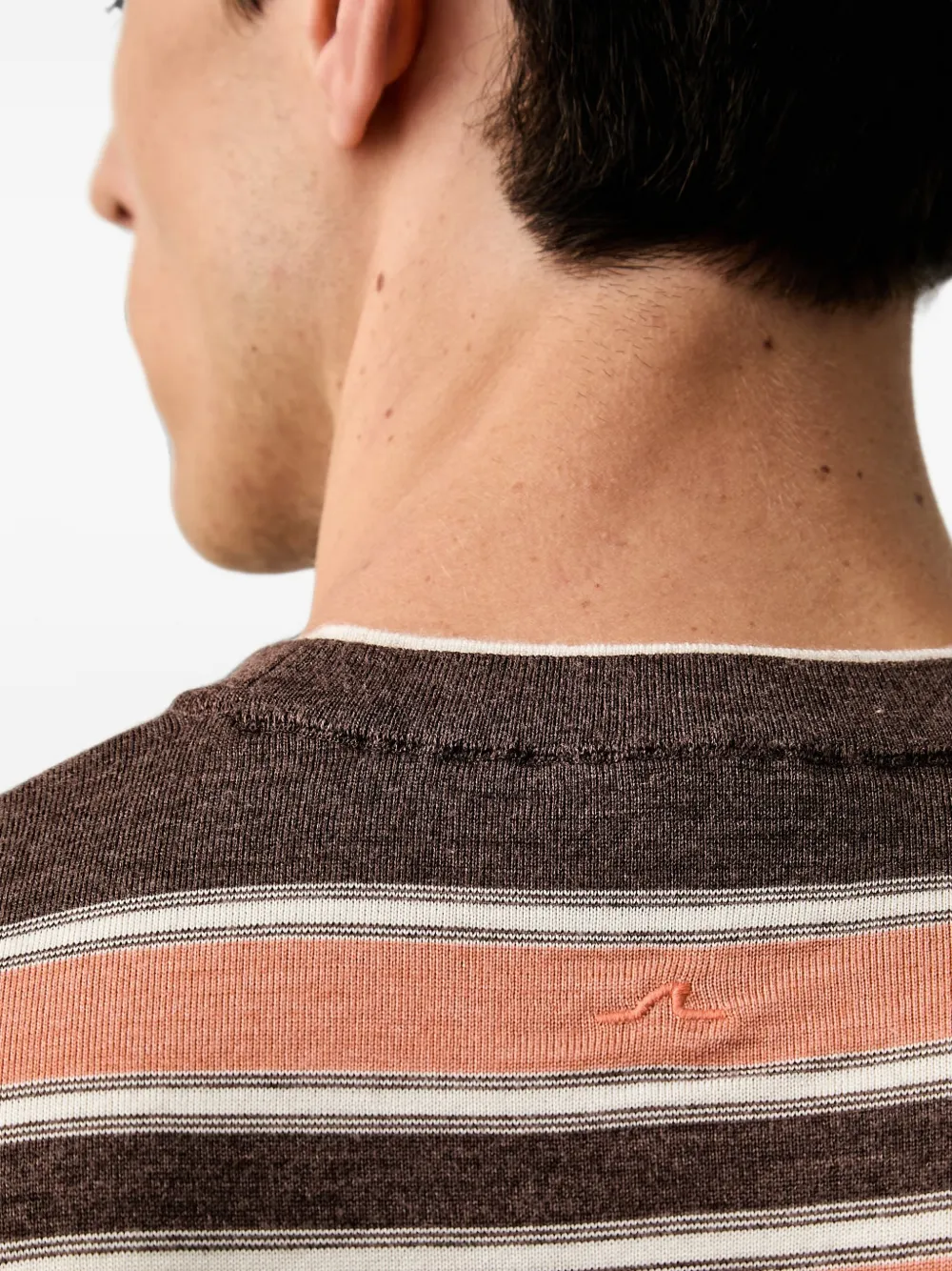 Paul & Shark Gestreept T-shirt Bruin