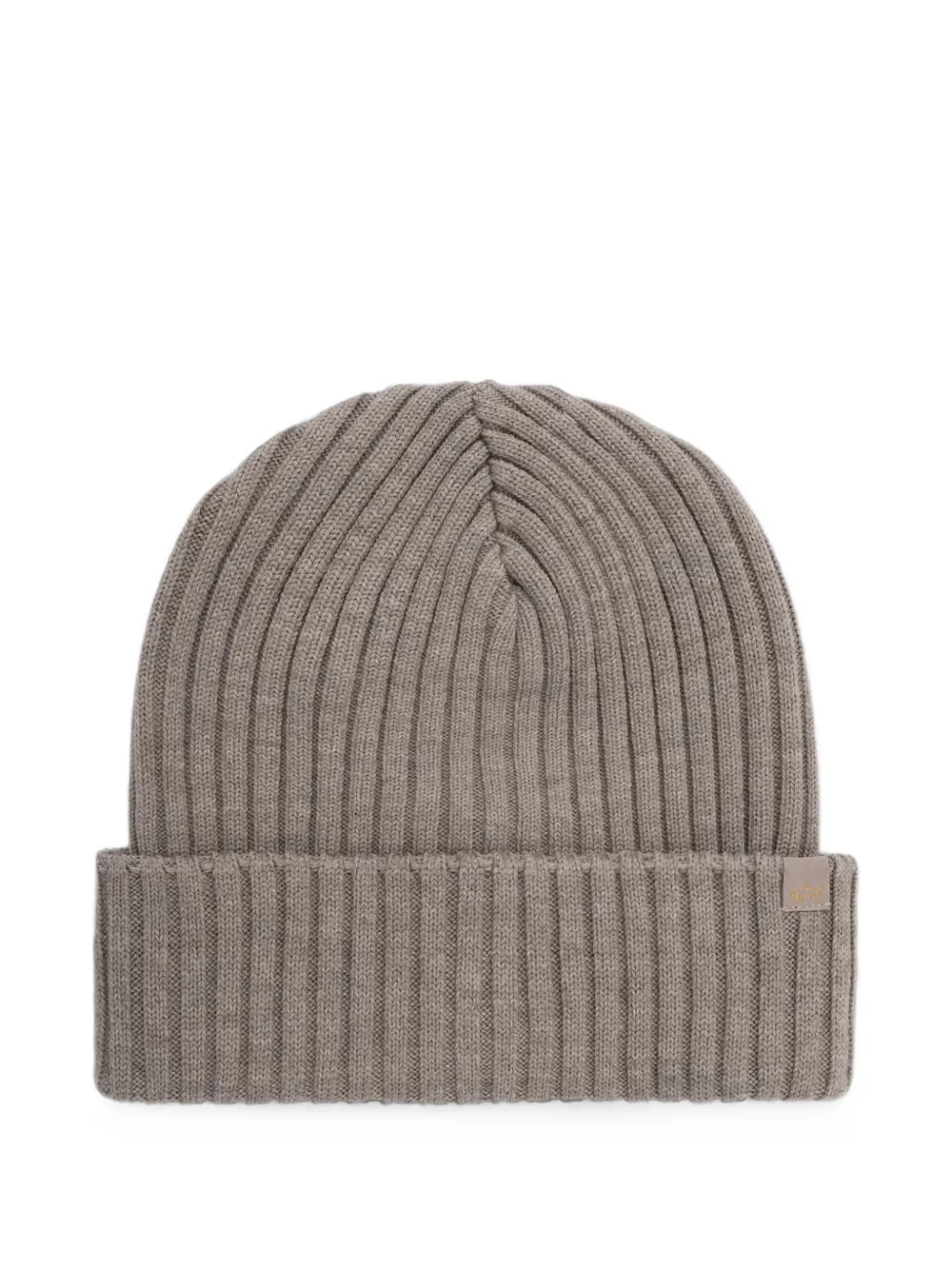 Paul & Shark Gerippte Soft Cool Touch Beanie - Braun
