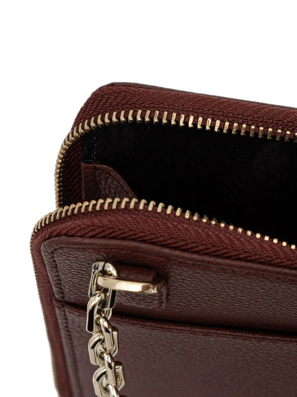 Patrizia Pepe logo-plaque chain-strap phone case Rood