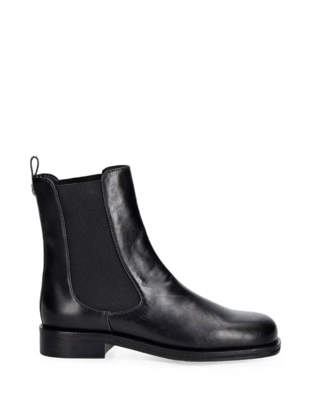 Patrizia Pepe elasticated-side leather chealsea boots Zwart